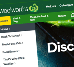 UI/UX Design for Woolworths